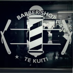 te kuiti barbershop logo