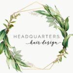 headquarters hair design logo